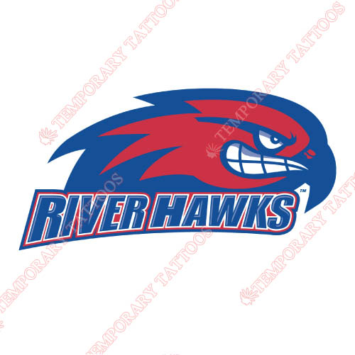 UMass Lowell River Hawks Customize Temporary Tattoos Stickers NO.6679